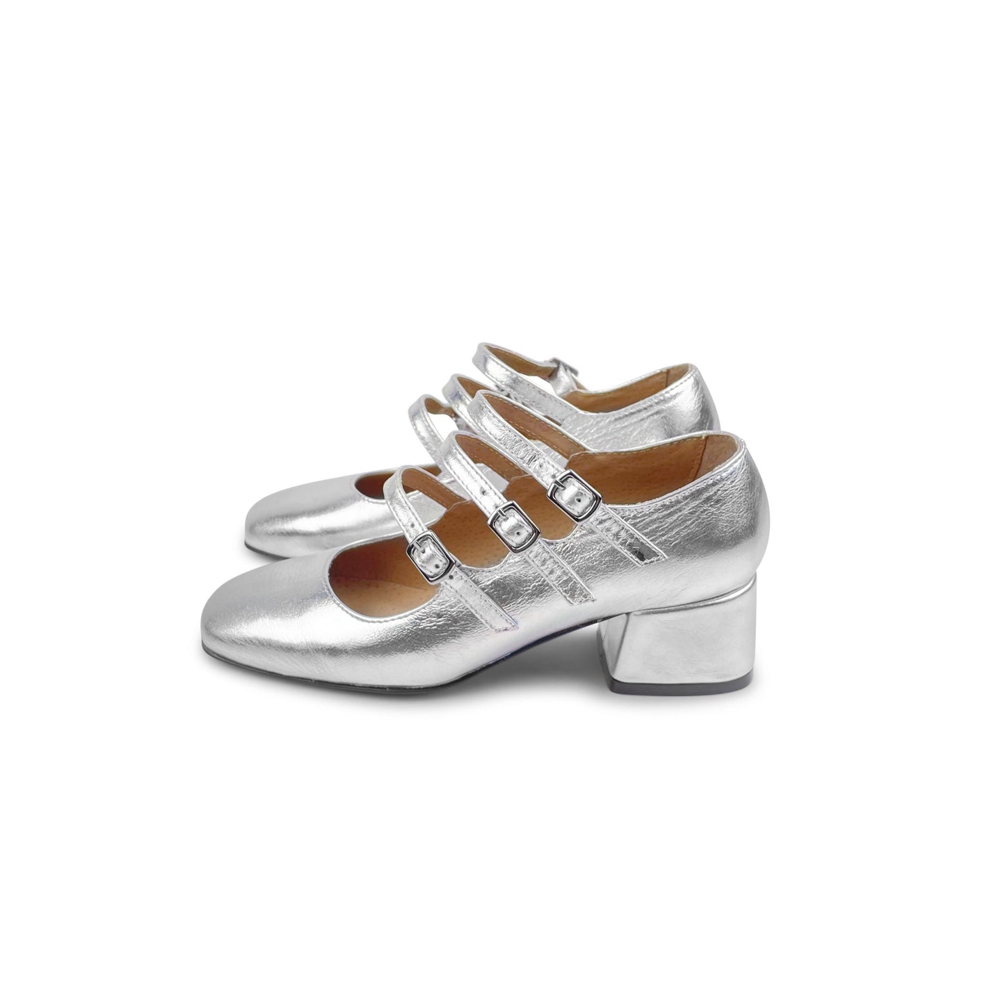 MaryJane White Platform Shoe with 4 Inch Heel Up to Size 14 - Crossdress