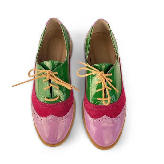 Three Toned Oxfords Shoes Custom Made